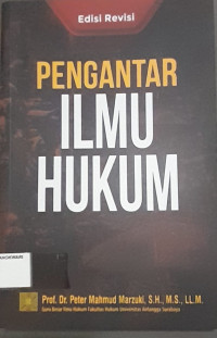 Image of PENGANTAR ILMU HUKUM