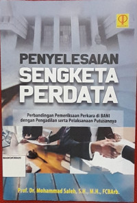 Image of PENYELESAIAN SENGKETA PERDATA.
