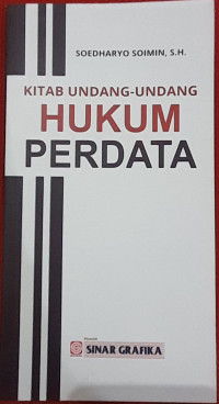 Image of KITAB UNDANG - UNDANG PERDATA.