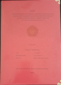 Image of IMPLEMENTASI BANTUAN RUMAH LAYAK HUNI UNTUK MASYARAKAT KURANG MAMPU BERDASARKAN PERATURAN MENTERI PEKERJAAN UMUM DAN PENATAAN RUANG NOMOR 7 TAHUN 2022 DI KABUPATEN MANOKWARI SELATAN.