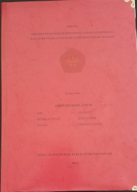 Image of PERLINDUNGAN HUKUM PENUMPANG ANGKUTAN RODA DUA DALAM KECELAKAAN DI KABUPATEN MANOKWARI SELATAN.