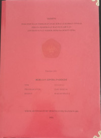 Image of PERLINDUNGAN TERHADAP ANAK SEBAGAI KORBAN TINDAK PIDANA KEKERASAN DAN PENCABULAN (STUDI PUTUSAN NOMOR 38/Pid.Sus/2018/PN.MNK).